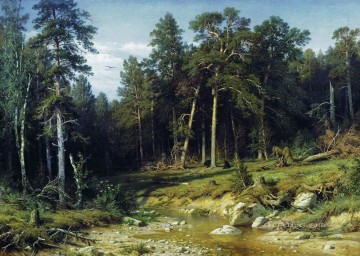ヴャトカ県の松林 1872 年の古典的な風景 イワン・イワノビッチの木 Oil Paintings
